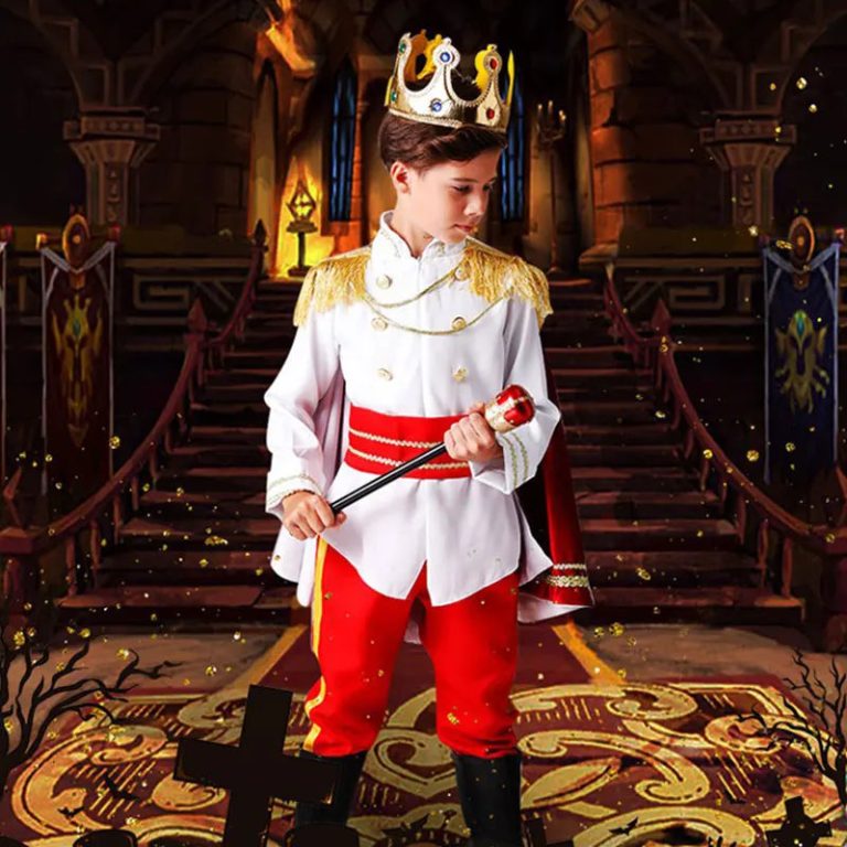 Un voyage royal pour l'imagination des enfants : Le Costume de Roi Fantaisie Européen