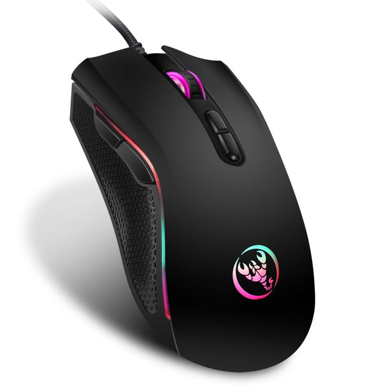 Souris Gaming Hongsund Professionnelle LED 7 Couleurs : L’Alliance Parfaite Entre Performance et Design