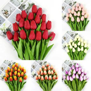 Tulipes Éternelles : Sublimez Votre Décoration avec une Touche Florale Sans Effort