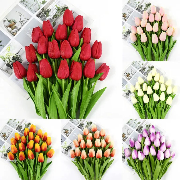 Tulipes Éternelles : Sublimez Votre Décoration avec une Touche Florale Sans Effort