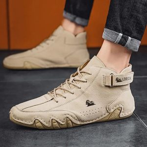 L'Élégance et la Robustesse Réunies : Découvrez les Bottines Homme Cuir Luxe Imperméables