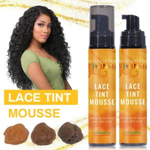 Révélez Votre Look Naturel avec la Mousse Teintante & Spray Teintant pour Perruque en Dentelle