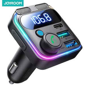 Découvrez une Révolution dans Votre Voiture : L'Émetteur FM Bluetooth 5.3 JOYROOM avec Chargeur Rapide 48W