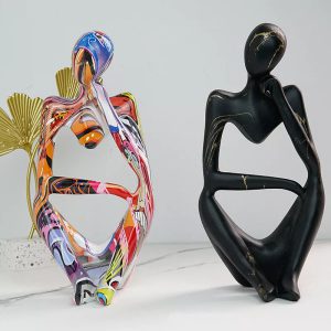 La Sculpture Colorée en Résine Faite à la Main : Un Chef-d’Œuvre Moderne pour Sublimer Votre Intérieur