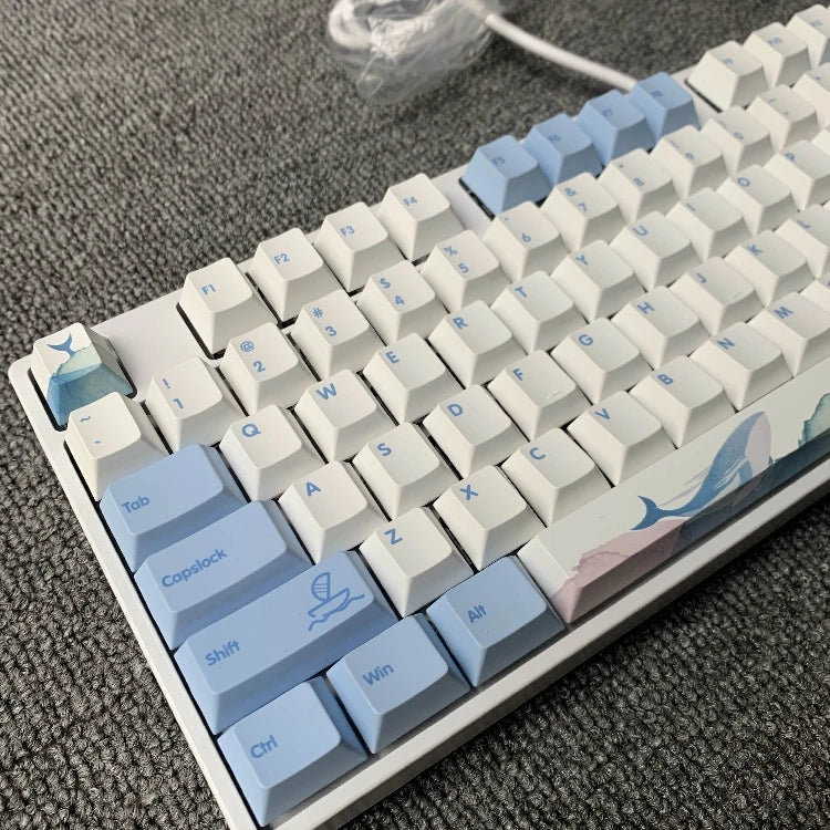 La Révolution Marine sur Votre Clavier : Nouveaux Keycaps PBT Profil Cherry Thème Océan Baleine