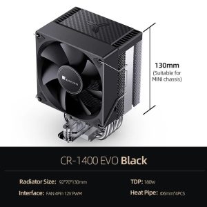 Refroidissement Optimal et Élégance pour Votre PC : Découvrez le JONSBO CR1400 EVO