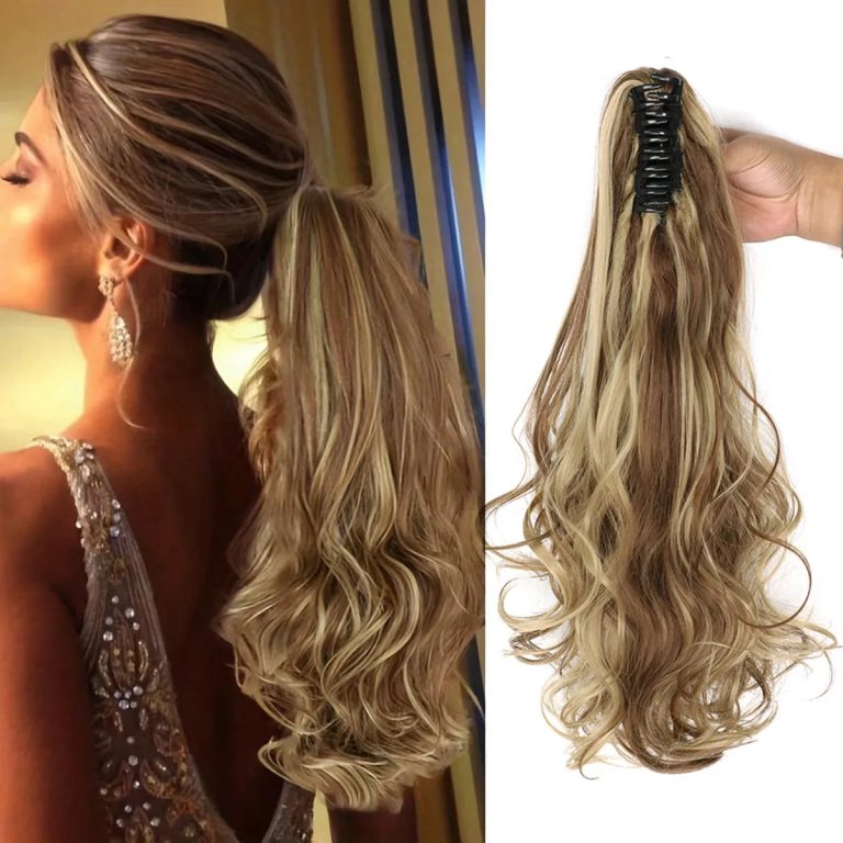 Transformez votre coiffure en un clin d’œil avec l’extension ondulée 22 pouces