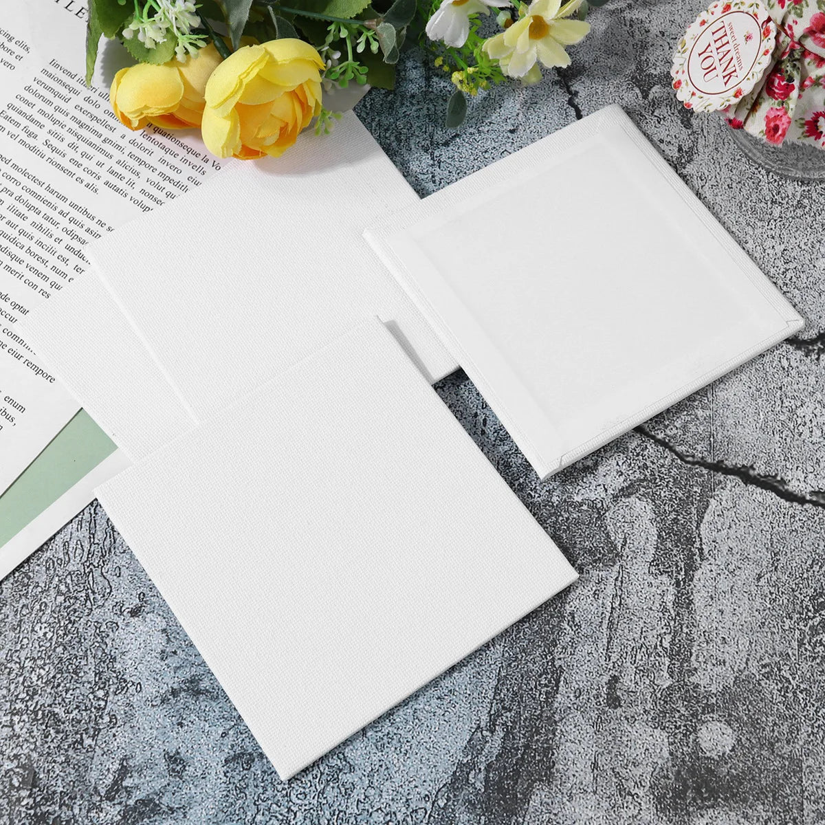 Libérez Votre Créativité avec un Ensemble de Panneaux Toiles en Coton d’Exception