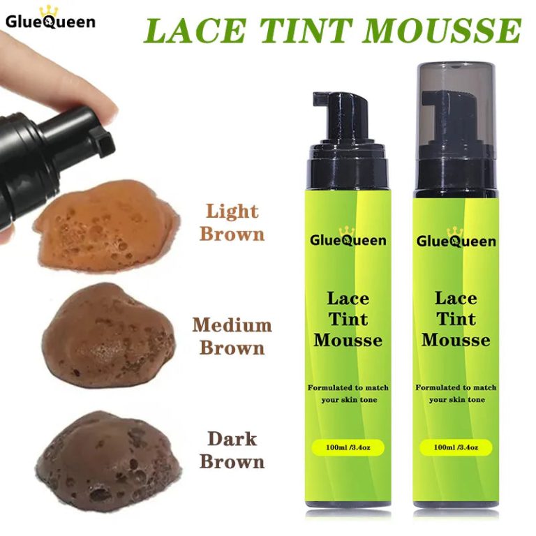 Révélez l’Élégance de Vos Perruques Frontales avec une Mousse Teintée Spécialement Formulée pour Peaux Noires