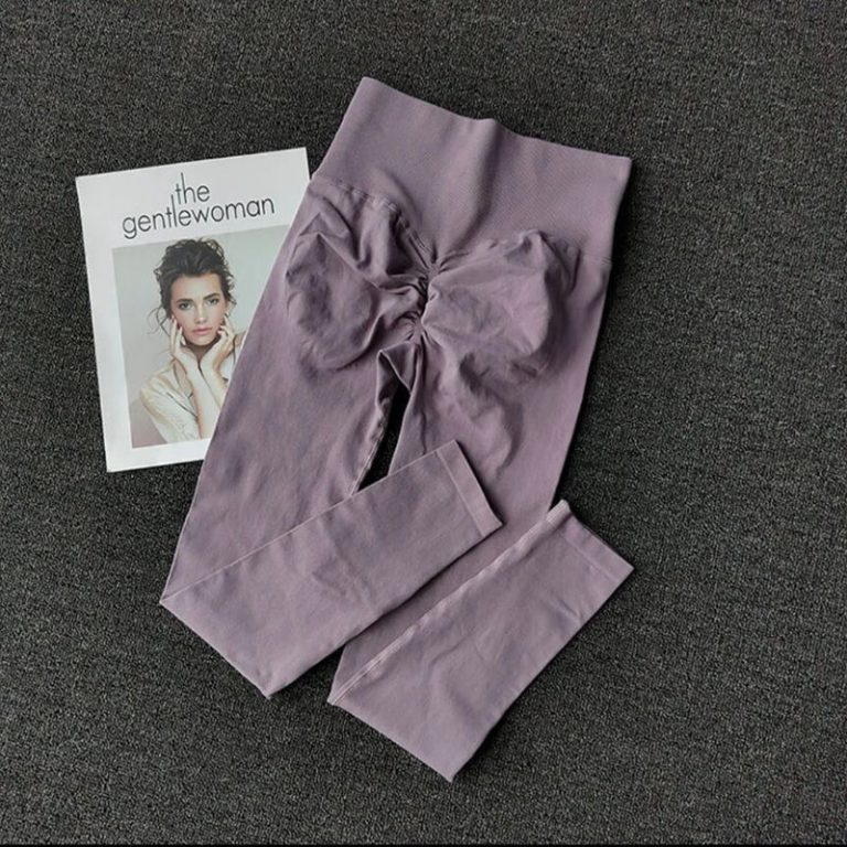 Révélez Votre Performance et Votre Style avec Ces Leggings de Sport Sans Couture Taille Haute