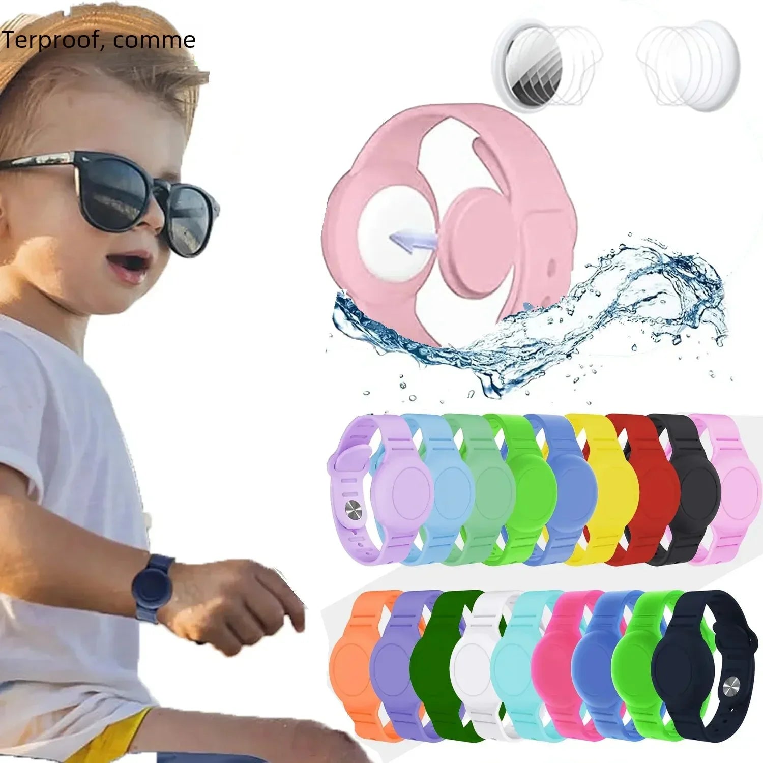 Assurer la Sécurité de Nos Enfants avec Élégance : Découverte du Bracelet AirTag GNE en Silicone Souple