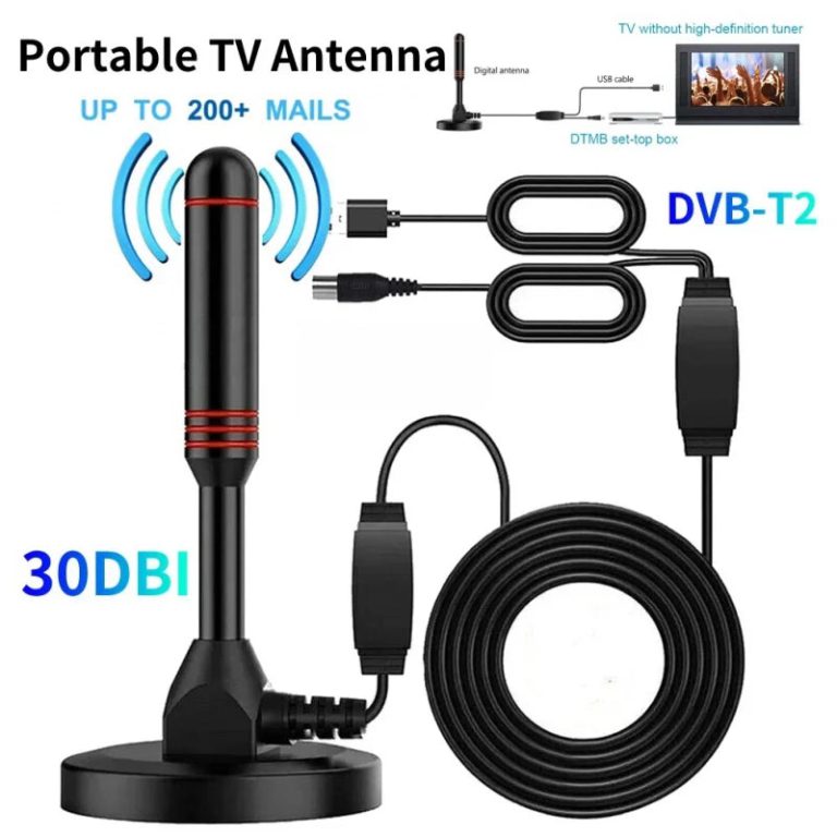 Vivez l'Expérience TV HD Partout : La Révolution Portable avec l'Antenne Amplifiée DVB-T2