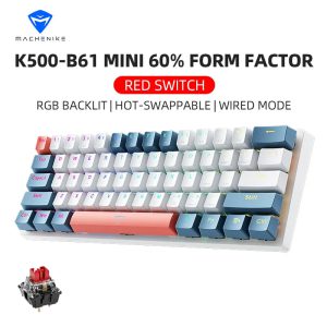 Clavier Mécanique Mini Machenike K500-B61 : Performance Compacte et Personnalisation Ultime pour Gamers Exigeants