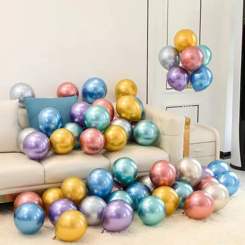 Embellissez vos événements avec élégance grâce aux ballons en latex métallique
