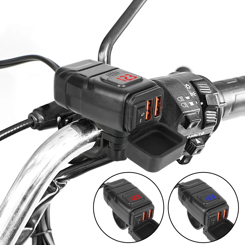 Roulez Connecté en Toute Sécurité : L'Innovation du Chargeur USB Étanche 12V pour Moto