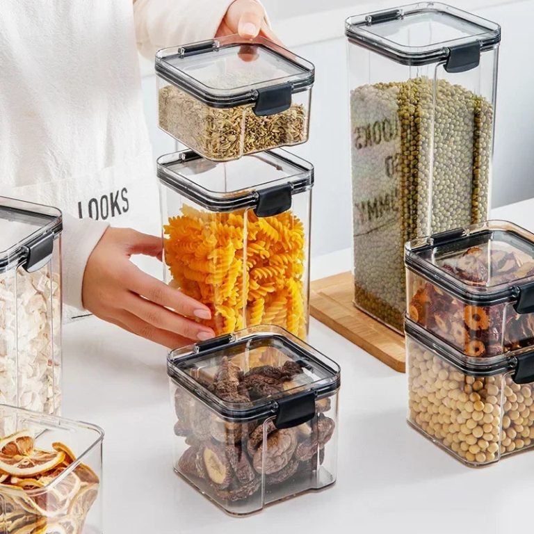 Transformez Votre Cuisine : Optimisez Rangement et Fraîcheur avec l'Ensemble de Pots Empilables