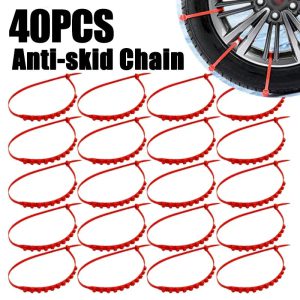 Roulez en toute sécurité cet hiver avec des chaînes anti-dérapantes pour pneus de voiture