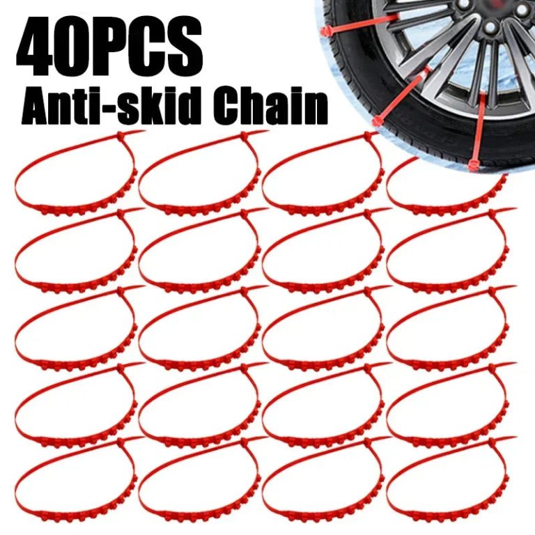 Roulez en toute sécurité cet hiver avec des chaînes anti-dérapantes pour pneus de voiture
