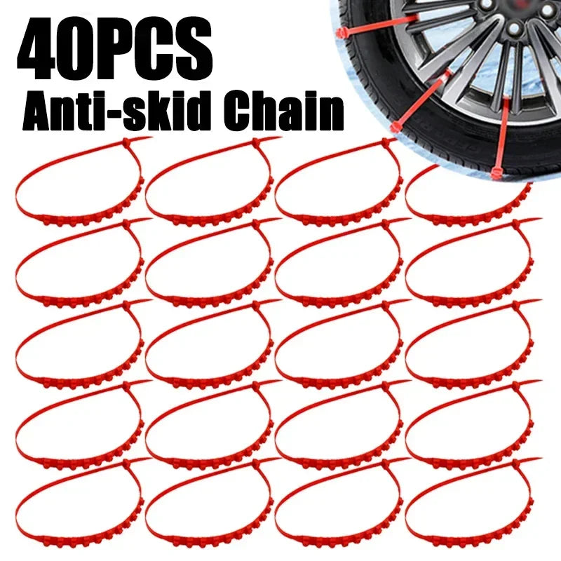 Roulez en toute sécurité cet hiver avec des chaînes anti-dérapantes pour pneus de voiture