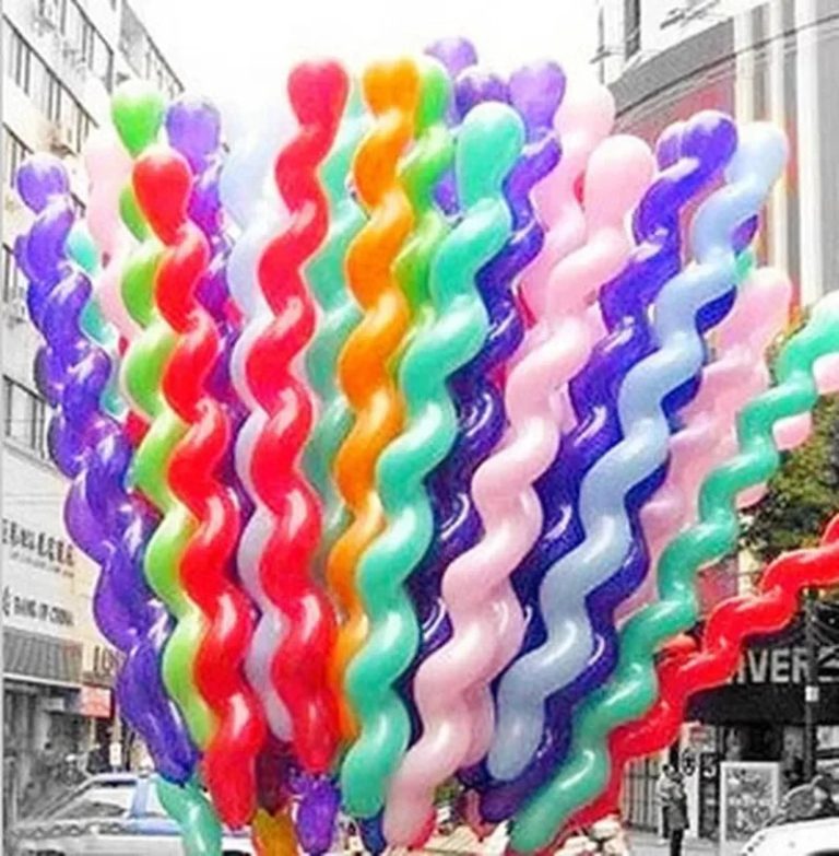 Transformez vos événements avec style grâce aux ballons spirales en latex