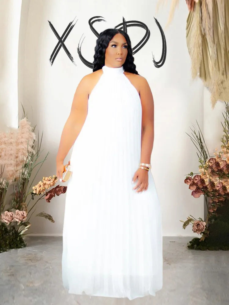 Élégance estivale : La robe longue en chiffon qui sublime toutes les silhouettes