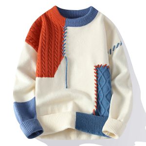 Réinventez Votre Hiver : Le Pull en Tricot Chaud Streetwear pour Homme qui Allie Confort et Tendance