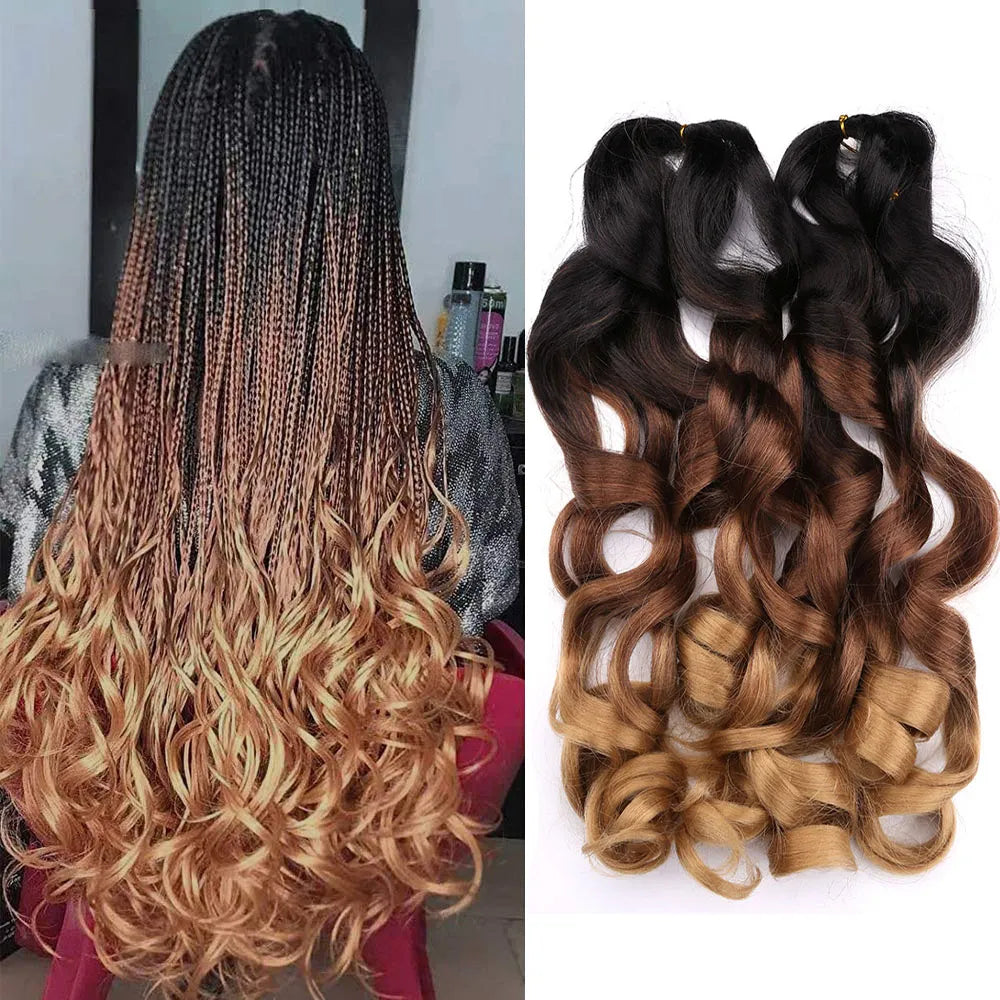 Sublimez Votre Style avec des Tresses Bouclées Françaises : L’Art des Extensions Ondulées Synthétiques