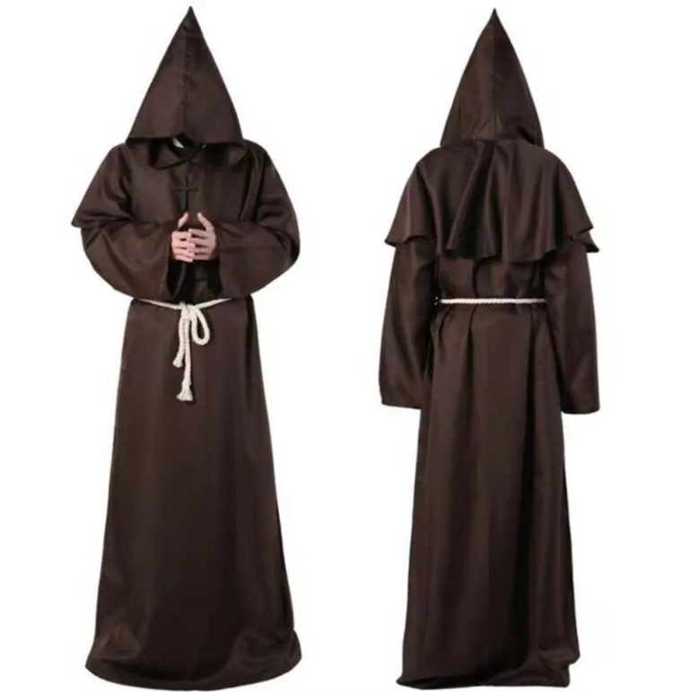 Voyagez dans le Temps avec un Costume de Moine Médiéval Authentique pour Halloween