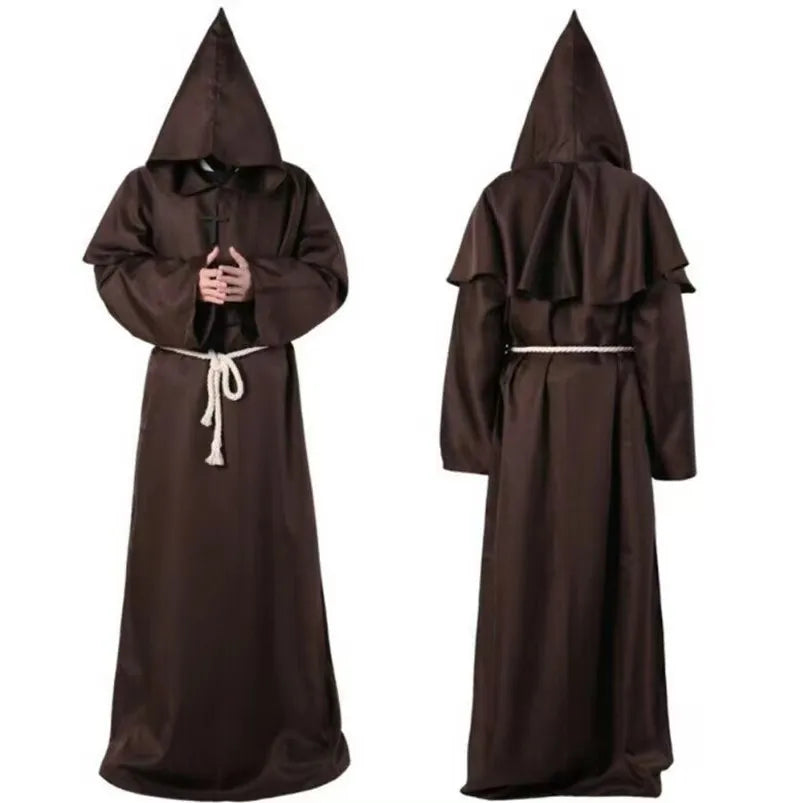 Voyagez dans le Temps avec un Costume de Moine Médiéval Authentique pour Halloween