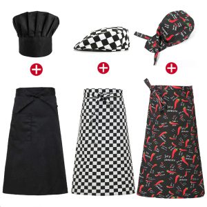 Look Professionnel en Cuisine : L'Ensemble Uniforme Tablier & Casquette qui Fait la Différence