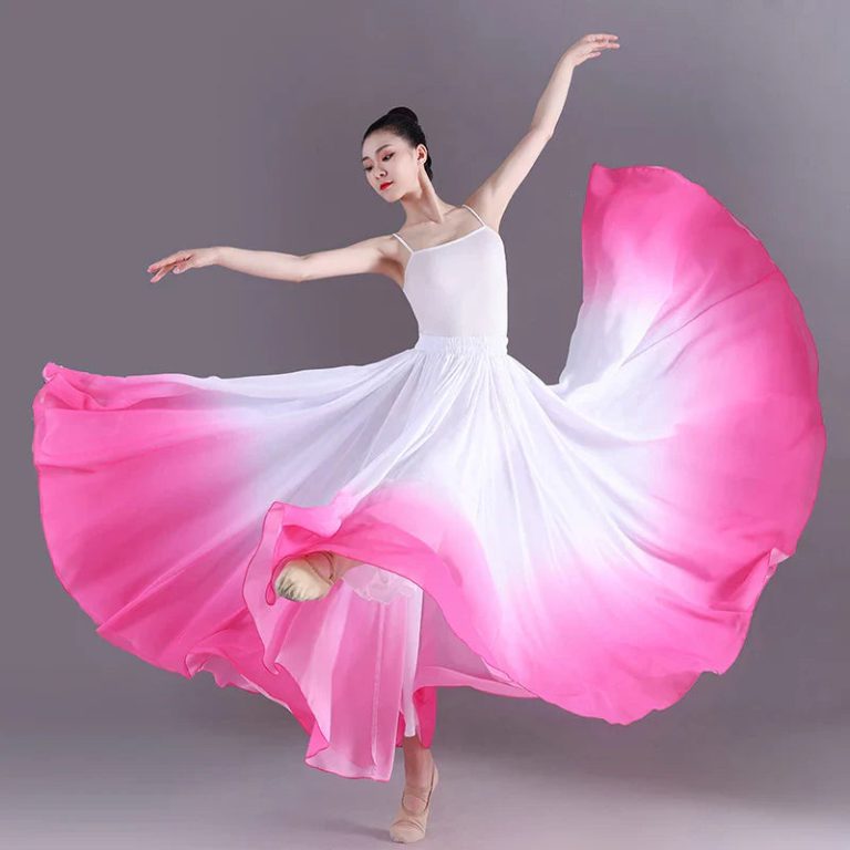 Incarnez l'Élégance et la Grâce en Danse avec une Jupe de Ballet à Dégradé Unique
