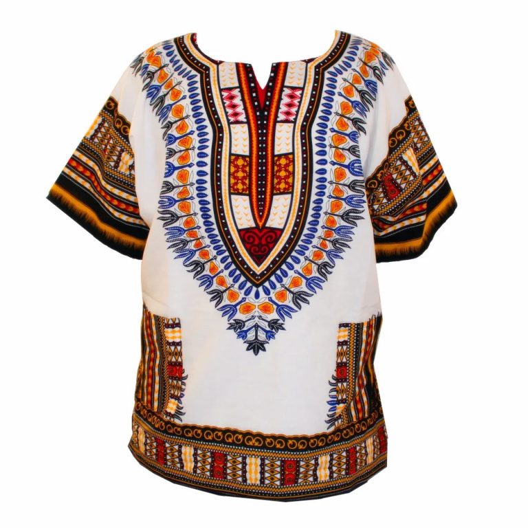 Révélez Votre Individualité avec le T-shirt Dashiki en Coton : Fusion Parfaite de Tradition et de Modernité