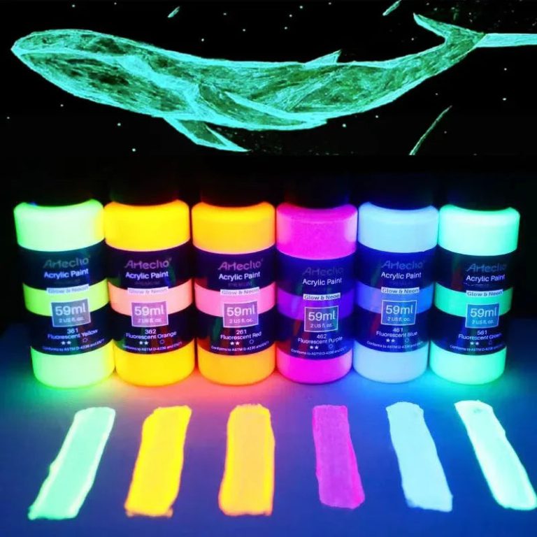 Laissez Votre Créativité S’Illuminer avec une Peinture Acrylique Fluorescente Exceptionnelle