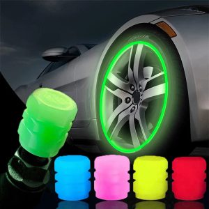Transformez l'Esthétique de Vos Roues avec ces Embouts de Valve Lumineux
