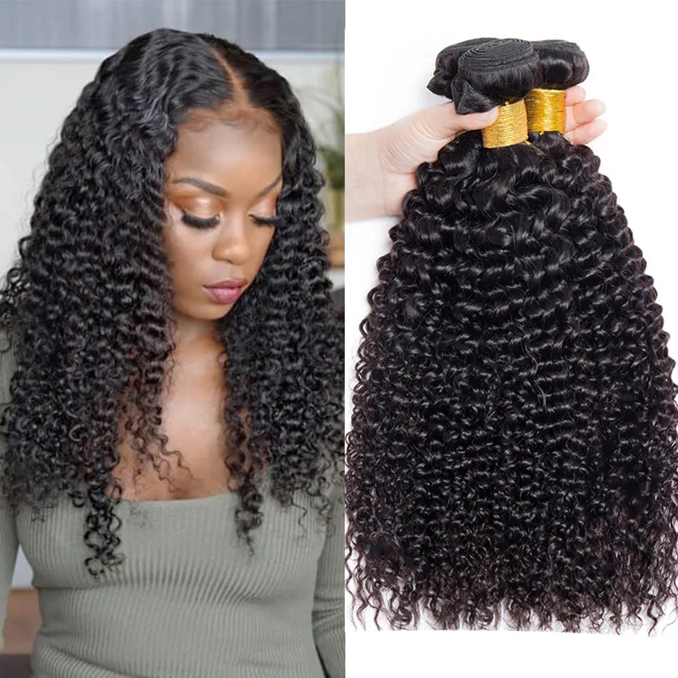 Redéfinissez Votre Style avec les Bundles de Cheveux Humains Mongols Kinky Curly