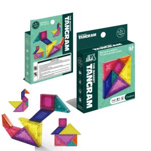 Puzzle Tangram 3D Magnétique Coloré : L’éveil ludique et éducatif qui booste la créativité