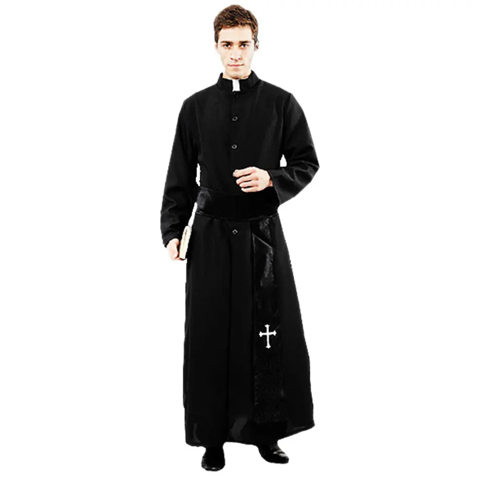 Charisme et raffinement : Comment incarner l’autorité avec le Costume de Prêtre Noble Noir