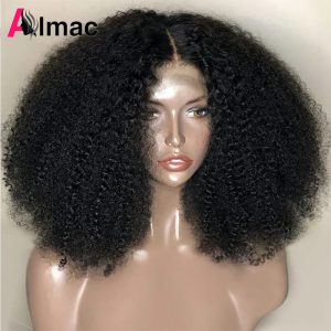 Sublimez Votre Look Naturel avec la Perruque Afro Kinky Curly en Cheveux Humains