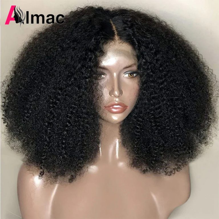 Sublimez Votre Look Naturel avec la Perruque Afro Kinky Curly en Cheveux Humains