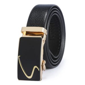 Ceinture Cuir Doré Luxe : L'élégance à portée de ceinture