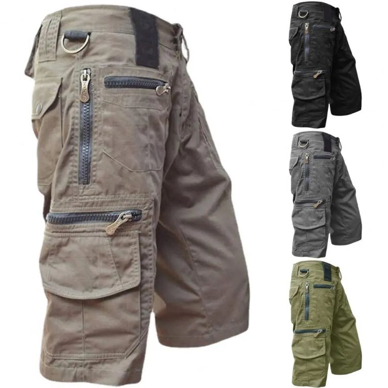 Optez pour l'alliance du confort et du style avec ces shorts cargo militaires pour homme