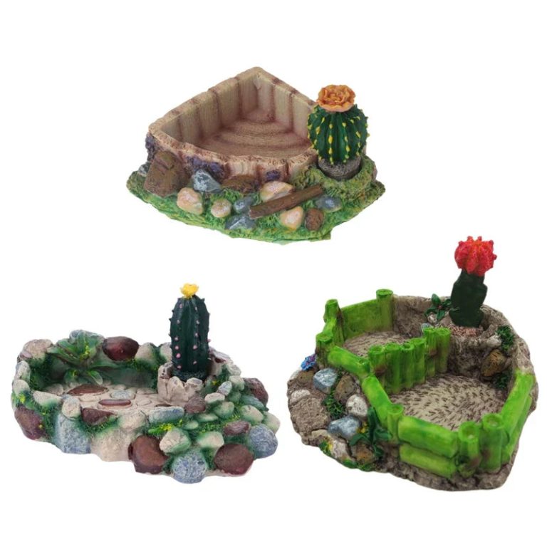 Élégance et Praticité : Le Bol à Eau en Résine qui Réinvente Votre Terrarium