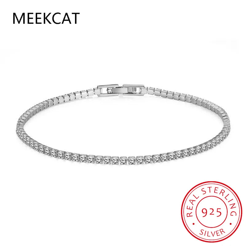L'éclat subtil d'un bijou d'exception : le Bracelet Femme Argent 925 Diamant Moissanite Simulé