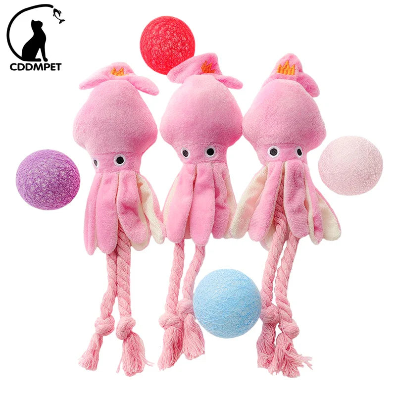 L'Allié Ludique et Soignant: Le Jouet Peluche Poulpe CDDMPET pour Nos Compagnons