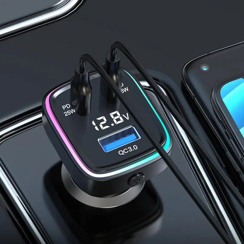 Recharge Sérénité en Route : Le Chargeur Voiture 3 Ports USB-C qui Change la Donne