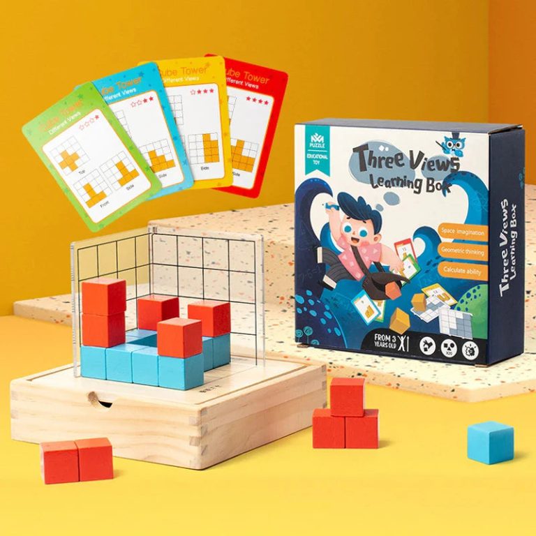 Stimuler l'Esprit des Petits avec le Puzzle Montessori de Blocs Magiques