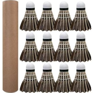 Atteindre la Perfection sur le Terrain avec les Volants Badminton Plumes Oie Noires