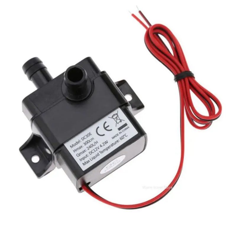 Découvrez la solution ingénieuse pour vos circuits d’eau : pompe miniature étanche 12V 4.8W