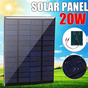Optimisez votre énergie en extérieur avec le panneau solaire 20W 12V au silicium polycristallin