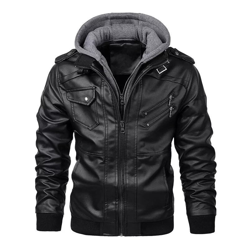 Découvrez la Nouvelle Veste en Cuir pour Homme KB - L'alliance du style biker et du confort urbain